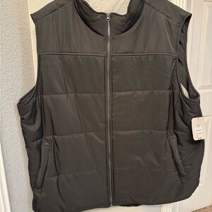 3XL George Men's Black Puffer Vest